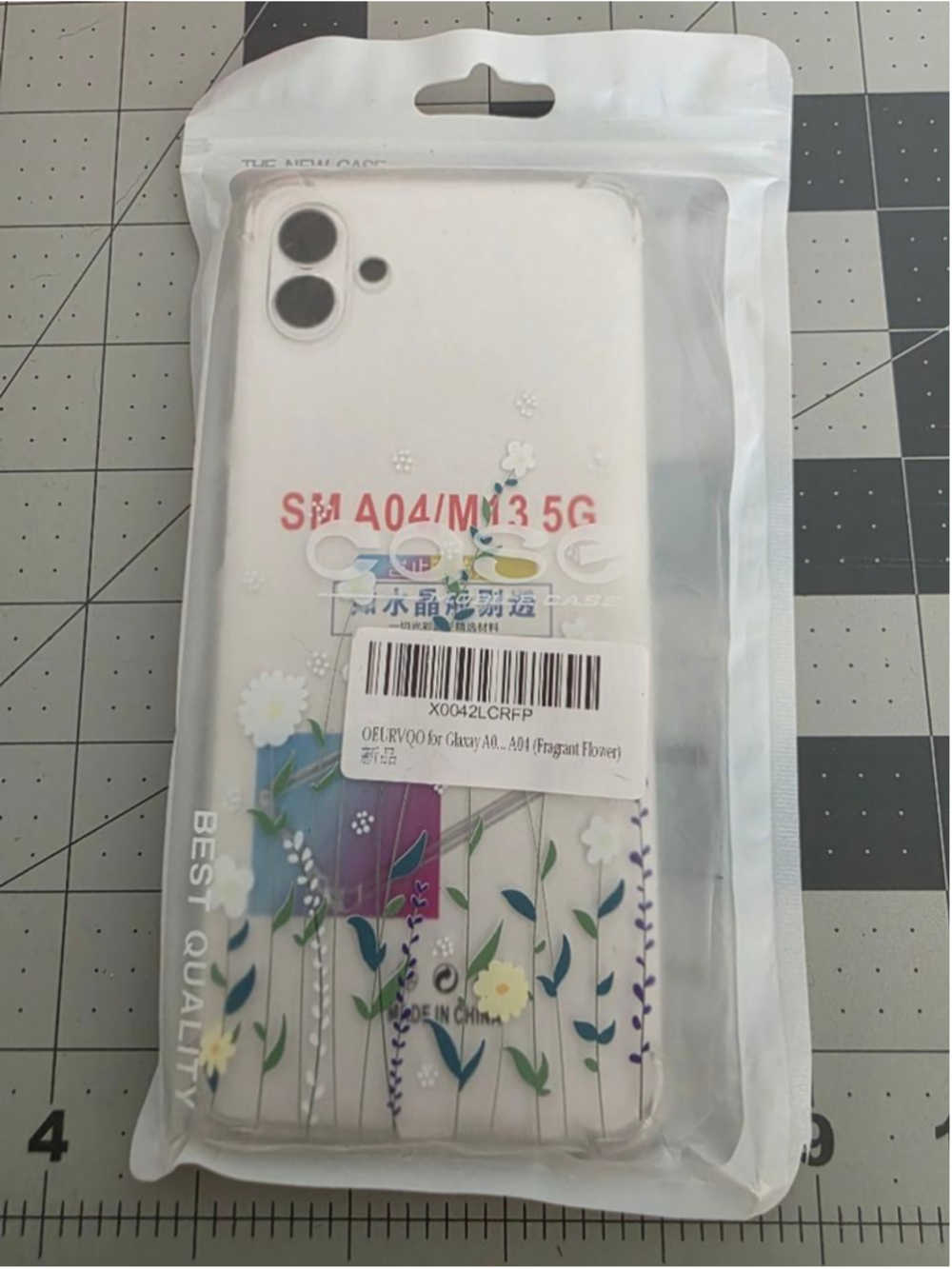Clear‎ Floral Phone Case for Samsung SM A04/M13 5G